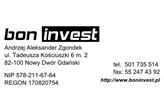Bon Invest Andrzej Zgondek