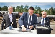 Nastąpiło już wmurowanie kamienia węgielnego pod budowę Nastąpiło już wmurowanie kamienia węgielnego pod budowę