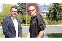 O lewej Paweł Hadasik i Eligiusz Olszewski