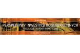 Perspektywy inwestycji kogeneracyjnych. Regulacje i aspekty praktyczne