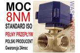 Elektrozawór kulowy 3 drogowy 1 cal z siłownikiem 230V 12V 24V napędem A80 i A82 Elektrozawór kulowy 3 drogowy 1 cal z siłownikiem 230V 12V 24V napędem A80 i A82